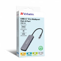 Verbatim CMH-08 USB tipo-C 5000 Mbit/s Argento