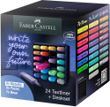 Faber-Castell 254602 evidenziatore 24 pz Punta smussata Multicolore