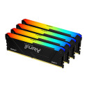 Kingston Technology FURY 64GB 3600MT/s DDR4 CL18 DIMM (Kit da 4) Beast RGB